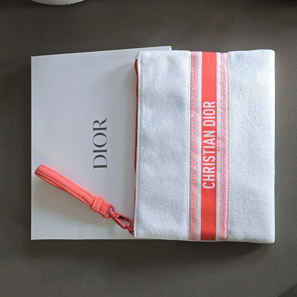 New in box DIOR wristlet clutch bag pouch SUMMER 2024 limited ed. vip Dioriviera